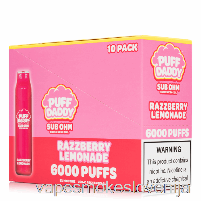 Vape Slovenija [10-pack] Puff Daddy 6000 Za Enkratno Uporabo